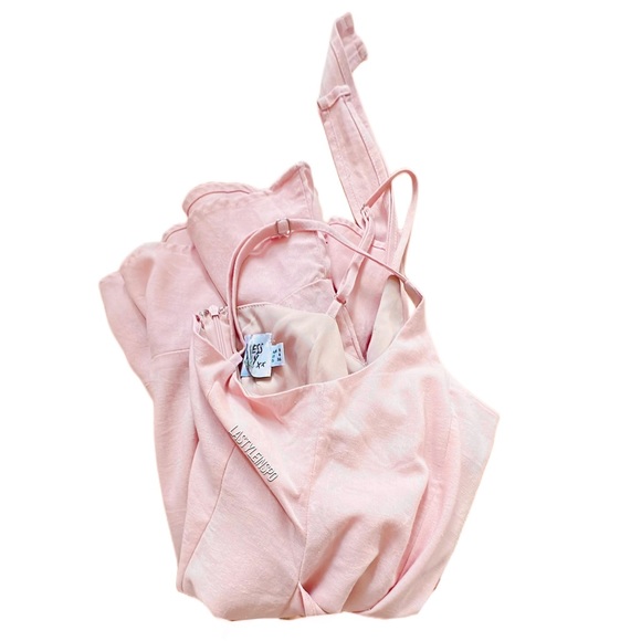 Princess Polly Mini Dress Ruffle Hem Pink Size 4 - Picture 5 of 6